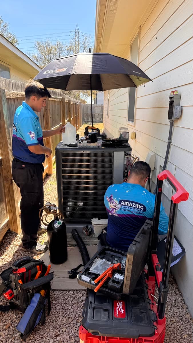 Amazing Air Solutions New System Installation in San Antonio TX